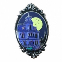 Disney Haunted Mansion Moon and Bats at Phantom Manor Pin - £10.71 GBP