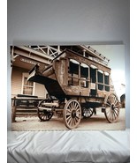 Large Stage Coach Wagon Canvas Wall Art Southwest - $596.27 MXN