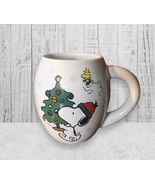 Peanuts Woodstock Snoopy Happy Holidays  Christmas Mug Coffee Cup - £13.33 GBP