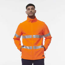 KingGee Mens Reflective Softshell Water Resistant Safety Work Jacket K55039 - £65.68 GBP