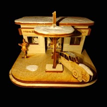 Beautifully handcrafted vintage wooden soda shop - £20.90 GBP