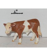2008 Papo Schleich 1.5&quot; SIMMENTAL CALF Baby Cow Brown White Farm Rare HTF - €8,64 EUR