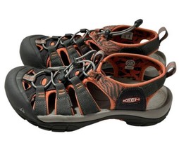 Keen Newport Hydro 1018947 Gray /Coral Women’s Sandal Size 9 EUC - £29.33 GBP