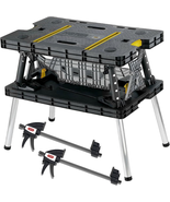 Portable Folding Work Table Tool Storage Stand Workbench with 12 Inch Wo... - $6,625.75 MXN