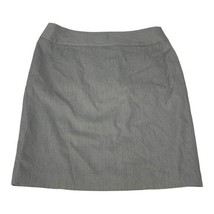 Anne Klein Women&#39;s Gray A-line Skirt Size 14P Petite - £24.38 GBP