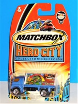 Matchbox 2003 Hero City Kids Shoppes #56 Billboard Truck Blue Toy Store - $3.96