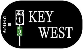 Key West Highway Sign Novelty Metal Dog Tag Necklace DT-11649 - €13,74 EUR
