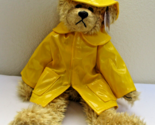 Ty Attic Treasures Gordon the Bear In Rain Gear 14&quot; Fully Jointed 1993 - $17.81