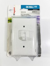 Wiremold / Legrand ~ On-Wall PVC Switch Kit NMW2-S ~ White - $10.69