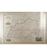 Johnson &amp; Browning 1860s Carte De Kentucky / Tennessee - $209.36