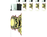 Skeletons D3 Lighters Set of 5 Electronic Butane Skulls Death - £12.62 GBP