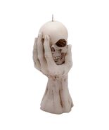 Skull In Hand Halloween Bleeder Candle - $396.16 MXN
