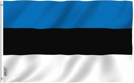 Anley Fly Breeze 3x5 Feet Estonia Flags - Republic of Estonia Flags Polyester - £6.34 GBP