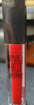 Maybelline New York Vivid Hot Lacquer Color Sensational Lip Gloss 70 So Hot - $5.93