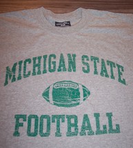 Vintage Style MICHIGAN STATE UNIVERSITY Spartans Football T-SHIRT MENS M... - $361.64 MXN