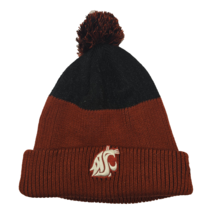 Washington State Cougars Nike Beanie Pom Striped Logo Hat Cap Cougs - $15.11