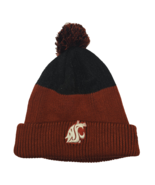 Washington State Cougars Nike Beanie Pom Striped Logo Hat Cap Cougs - $285.14 MXN