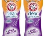 (2) Arm &amp; Hammer Clean Scentsations In-Wash Scent Booster - Odor Blaster... - £23.72 GBP