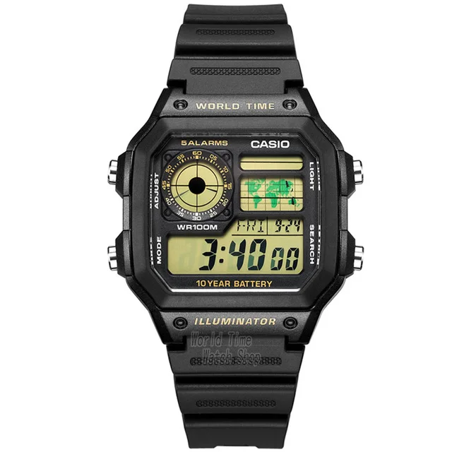  watch g shock 10 year battery watch men LED digital 100m Waterproof   men watch - £152.28 GBP