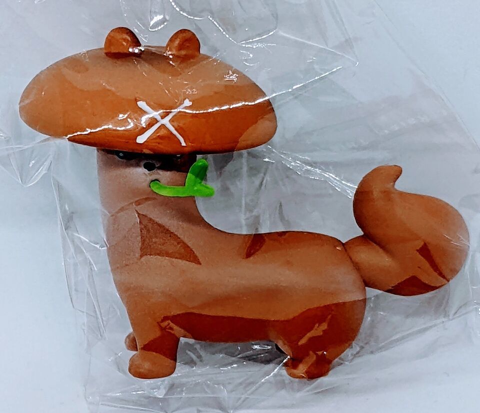 Vegetable Fairy Mushroom Fox Figurine - $20.00