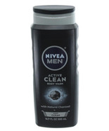 NIVEA FOR MEN Body Wash Active Clean 16.9 oz - £3.84 GBP
