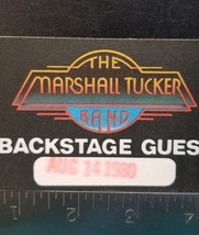 MARSHALL TUCKER BAND (TOY CALDWELL) - ORIGINAL 8 /14/1980 CONCERT BACKST... - $15.00