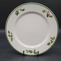 Christopher Radko Holiday Celebrations Green Trim Dinner Plate 11” With ... - $14.83