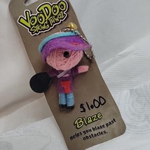 VooDoo String Thingz Blaze Doll Keychain Backpack Fob Flair Witchy  - £6.40 GBP