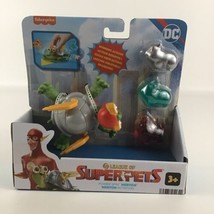 Fisher Price DC League Of Super Pets Flash Power Spin Merton Turtle Figure - £27.65 GBP