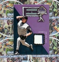 2002 Flair Jersey Heights Curt Schilling GAME-USED Jersey Diamondbacks Two Color - £2.35 GBP