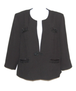 Harve&#39; Benard Evening Women&#39;s Black Short Blazer Jackets Size XL - £22.04 GBP
