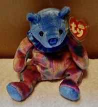 TY Beanie Baby September Teddy Birthday Bear 8&quot;2001 Mint Tag Stuffed Animal 258H - £6.28 GBP