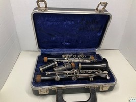 Vintage Unmarked Bb Clarinet #516551 All Original Hard Case - $185.13
