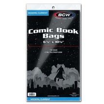 500 BCW Current/Modern Comic Bags - £20.29 GBP