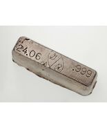 G/R Vintage .999 Argento Puro 24.06 Once Troy. Lingotto Versato/Barretta... - €2.254,55 EUR