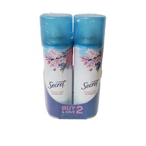 2X Secret POWDER FRESH Aerosol Antiperspirant Deodorant Spray 6 oz EXP 08/2024 - £19.38 GBP
