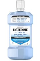 Listerine Clinical Solutions Mouthwash, Zero Alcohol, Breath Defense, 50... - $18.95