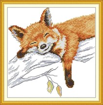 11CT Small Stamped Printed Easy Cross Stitch Sets, Embroidery Kit, Needl... - $12.99