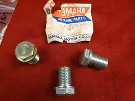 3 Yamaha Drain Plugs, Transmission, 1968-93 Many Models, 214-15351, 9010... - £16.75 GBP