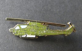 US ARMY COBRA AH-1 ATTACK HELICOPTER CHOPPER LAPEL HAT PIN BADGE 1.5 INCHES - £4.41 GBP