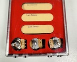 Lace Sensor Red Silver Blue Set For Stratocaster Guitar Loaded Pickups - $217.79