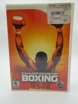 Showtime Championship Boxing (Nintendo Wii, 2007)  Video Game Disc &amp; Case - £6.22 GBP
