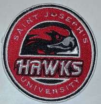 St. Josephs Hawks Logo Iron On Patch                                    ... - £3.91 GBP