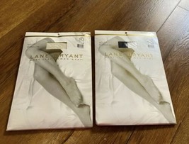 Lane Bryant Pantyhose Off White Size E Daysheer Sheer Invisible Reinforced Toe - £11.26 GBP