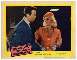 Guns Girls And Gangsters (1959) Mamie Van Doren &amp; Gerald Mohr Crime Drama Lc #8 - £74.31 GBP