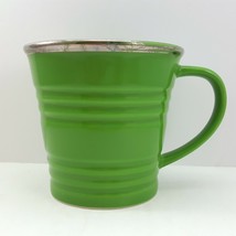 Starbucks 2007 Green Ribbed Sand Pail Mug 14 oz - £5.48 GBP