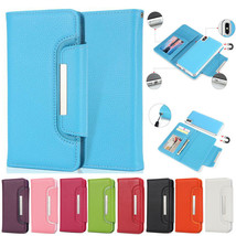 Detachable Flip Magnetic Leather Wallet Case For iPhone 12Mini 12 11 Pro Max XR - £45.86 GBP