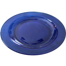Arcoroc France Royal Cobalt Blue Sapphire Glass Salad Plate 137074 - £15.62 GBP