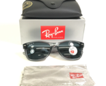 Ray-Ban Sunglasses RB2132 NEW WAYFARER 6450/3R Clear Translucent Gray Po... - £102.76 GBP