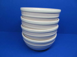 Lenox Kate Spade NY Sculpted Stripe Blush Pink 6&quot; Cereal Bowls EUC Bundl... - £33.65 GBP
